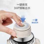 富光 大容量保温壶男女户外保温壶家用保温水壶便携旅行壶便携开水瓶不锈钢暖水壶 绿色 1200ml