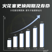 火炬(TORCH)单铱金火花塞K6RIU四支装(嘉年华/凯越/新乐骋/桑塔纳3000/捷达/威驰/帝豪EC7/绅宝/名爵MG)