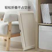 网易严选可折叠家用小方桌现代简约牢固多功能床上小桌板托起你的小优雅折叠小方桌电脑折叠床上小方桌 冰淇淋白