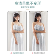 泉枫全身镜穿衣落地网红镜子家用壁挂贴墙女生卧室化妆立体挂墙服装店试衣镜 ins风 N6276-04-优雅黑150*40cm