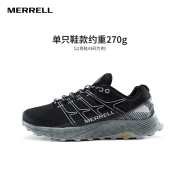 MERRELL迈乐户外越野跑鞋男MOAB FLIGHT系带轻便防滑耐磨徒步鞋