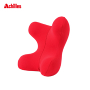 阿基里斯（Achilles） 多睡姿午睡趴趴枕头慢回弹护颈办公室午睡枕旅行多用枕 看剧神器 红色
