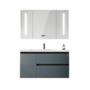 KUKa 顾家家居 G-06266B0100MK 简约浴室柜组合 冰摩卡 100cm 智能镜柜款