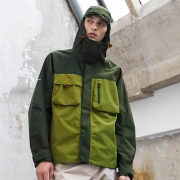 Timberland添柏岚外套男户外硬朗防水防风宽松时尚反光连帽夹克A24YN BM2 L（77~86KG）