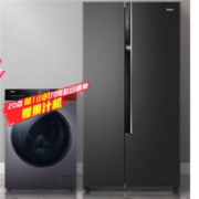 Haier 海尔 冰洗套装531升对开门冰箱BCD-531WGHSS5ED9U1+洗烘一体洗衣机EG100HB6S