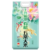 十月稻田 五常有机稻香米 5kg 五常大米 有机米 东北大米 十斤