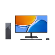 华为台式电脑主机MateStation S(7nm锐龙六核R5-4600G 8G+512G DDR4双通道内存)23.8英寸悦影版 指纹解锁
