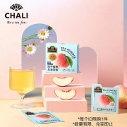 茶里（ChaLi）蜜桃乌龙冻干茶粉可冷泡茶可热泡速溶可制奶茶宅家喝茶轻享装*7包 3.5g