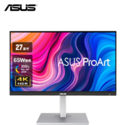 双11预售、20点开始：ASUS 华硕 PA279CV 27英寸 IPS 显示器（3840*2160、60Hz、100%sRGB、HDR10、Type-C 65W）