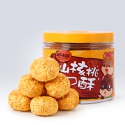 三只松鼠山核桃一口酥 饼干早餐网红糕点核桃酥小吃200g/罐（新老包装混发）