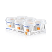 卡士 CLASSY.KISS 黄桃果粒鲜酪乳 100g*6杯 低温酸奶酸牛奶风味发酵乳 果粒酸奶