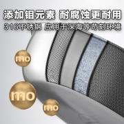 美的（Midea） 蜂窝煎锅不粘锅26cm口径不锈钢锅具燃气电磁炉通用全面屏蜂窝不粘锅316L不锈钢 26CM 316L不锈钢 无盖