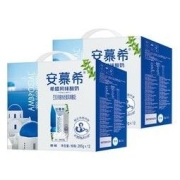 yili 伊利 安慕希酸奶批发整箱 12瓶原味*205g*2箱 学生营养特价