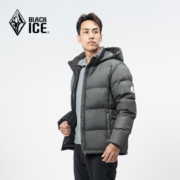 BLACKICE 黑冰  F8905 男款650蓬灰鸭绒连帽羽绒服