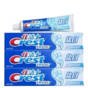 京东特价：佳洁士 Crest 盐白牙膏 清凉薄荷香型 90g*3支