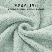 嫚熙（EMXEE）春秋孕妇睡衣千鸟格半边绒家居服怀孕期套装产妇产后月子服女 甜果绿（两件套） M【甄选日本进口羽毛纱 Noble高端系列】
