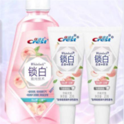 天猫U先：Crest 佳洁士 锁白白桃漱口水100ml+锁白白桃牙膏20g*2