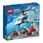 LEGO 乐高 City城市系列 60243 警用直升机大追击205.54元