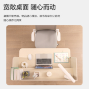 得力deli 书桌 SOHO商务桌 现代简约电脑桌 家用学习桌 100*55*75cm 87019