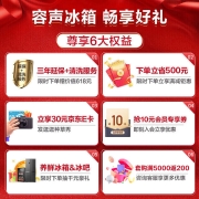容声(Ronshen)【离子净味系列】456升变频一级能效法式多门四门冰箱家用风冷无霜BCD-456WD18MP母婴大容量