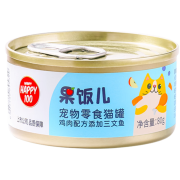 顽皮 鸡肉三文鱼猫罐头80g（汤汁型）