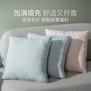 MERCURY 水星家纺 素色简约抗菌舒柔靠抱垫 45*45cm