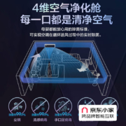 奥克斯(AUX) 1.5匹空调 新一级能效 变频冷暖挂机 京东小家智能生态 UVC除菌除湿(KFR-35GW/BpR3DQB1(B1))