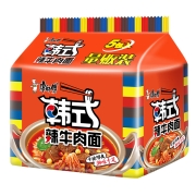 限上海：康师傅  方便面 经典韩式辣牛肉98g*5包