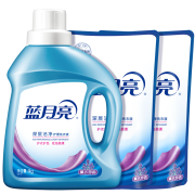 Plus会员：蓝月亮深层洁净洗衣液4斤套装（1kg*1瓶+500g*2补充袋装）*拍3件+凑单