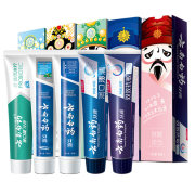 PLUS会员：云南白药 国粹清新口气亮白牙膏套装 100g*5支