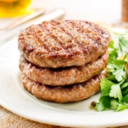 春禾秋牧 安格斯牛肉饼100g*4 汉堡牛肉饼 谷饲牛肉 原味生鲜冷冻 400g