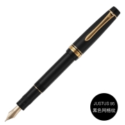 百乐（PILOT） Justus 95复刻钢笔14K金尖可调书写软硬金笔商务办公送礼盒装 黑色网格纹 FM尖/约0.5-0.6mm标准尖