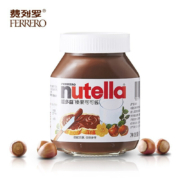 费列罗(Nutella)能多益榛果可可酱 吐司面包涂抹酱 亲友送礼 国庆团聚分享零食 巧克力酱瓶装180g