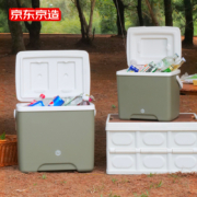 京东京造 车载户外保温箱 露营冷藏箱 家用大容量冰块保鲜箱 便携外卖钓鱼箱 13L