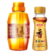 京东特价APP：胡姬花 古法小榨花生油158ml+金芝麻香油70ML 组合