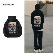 ViiSHOW 维秀1991年 2021休闲连帽卫衣涂鸦恶魔小熊宽松百搭青年卫衣男女同款