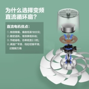 先锋（SINGFUN） 电风扇空气循环扇家用落地扇电扇办公室风扇空调伴侣循环空气 直流变频循环扇S6Pro