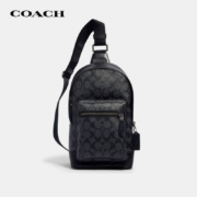 PLUS会员：COACH 蔻驰 男士单肩斜挎胸包 2853