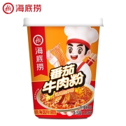 海底捞 番茄牛肉 冲泡粉丝 懒人食品早餐夜宵酸辣粉方便速食米线零食119g*6件