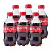 可口可乐 碳酸饮料  可乐300ml*6瓶
