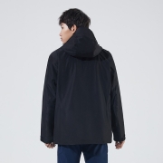 探路者 TOREAD 冲锋衣 21秋冬 男女户外三合一抓绒防寒保暖外套TAWJ91702/TAWJ92703 黑色（男） S