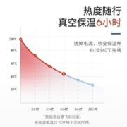 摩飞电器（Morphyrichards） 电热杯小型旅行便携烧水杯冲奶烧水壶办公家用不锈钢养生保温杯 MR6060轻奢蓝