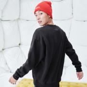 【预售】adidas neo阿迪达斯旗舰店男女休闲加绒加厚运动圆领卫衣