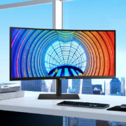 三星（SAMSUNG）34英寸 2K 1000R曲面 21:9 FreeSync Type-C 90W 旋转升降 S65UA 电脑显示器 S34A650UXC