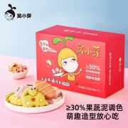 窝小芽 儿童卡通馒头无添加色素防腐剂 妙想多礼盒550g（4包组合）早餐包速冻面点 30%果蔬泥添加