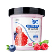 京东特价：新希望 低脂活润大果粒 蓝莓+蔓越莓+树莓 370g*2杯*2件23.9元+运费，合11.95元/件
