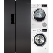 双11预售：Bosch 博世 KXN50A97TI+WAP282602W+WTW875601W 502升+10kg洗+9kg烘 冰洗烘套装