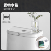 美标马桶凯亚卫浴虹吸式抽水节水防臭小户型家用普通坐便器1854