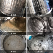 老管家洗衣机清洁泡腾片 洗衣机清洗剂滚筒全自动洗衣机槽清洁剂深层去污除菌除垢去味15g*12块6盒装 6盒装