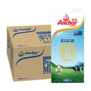 Anchor 安佳 全脂牛奶装新西兰草饲奶源进口早餐奶 1L*12盒